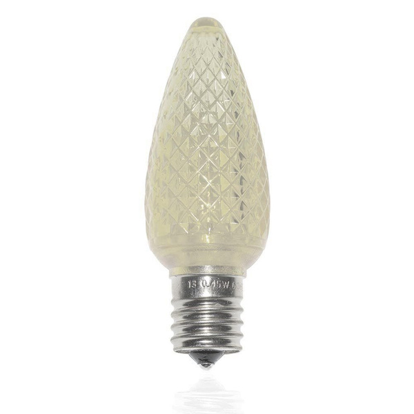 C9 LED Faceted Bulb, warm white, base size E14 warm white LED systems
