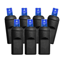 Sznur LED 5MM, 50 punktów LED, IP67, 230V, niebieski, BCC