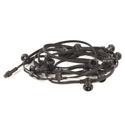 E27 Base Cord 20m, outdoor/indoor, socket spacing 0,25m, EC2