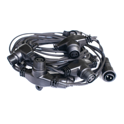 Motherline, system cable, 4m, IP67 waterproof, black, universal