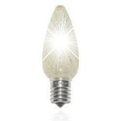 C9 LED Faceted Bulb GOLDEN GATE, twinkle, warm white, base size E14