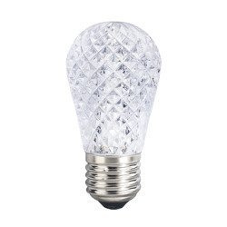 LED Light Bulb S14 Faceted, cool white, base size E27
